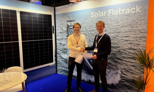 Noors bulkschip met Nederlandse zonnepanelen