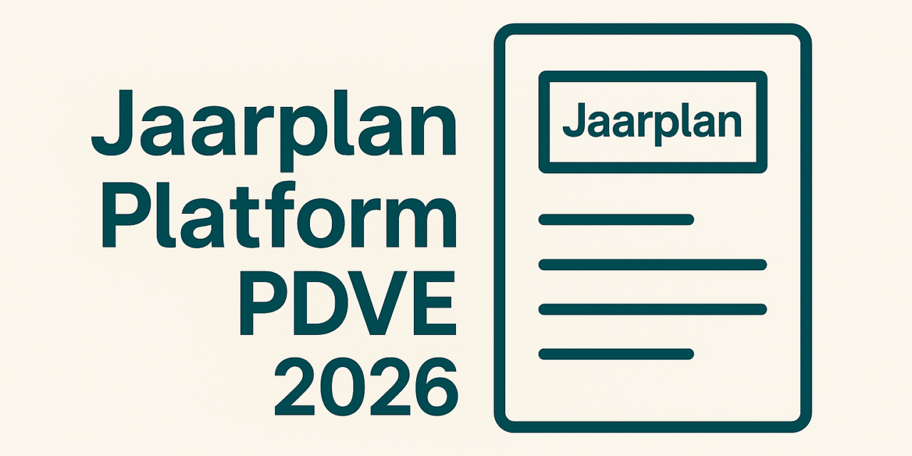 Jaarplan PDVE 2026 gepubliceerd