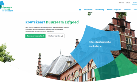 Routekaart Duurzaam Erfgoed vernieuwt website