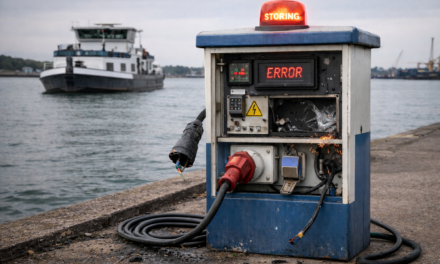 Frustratie over niet werkende walstroomkasten