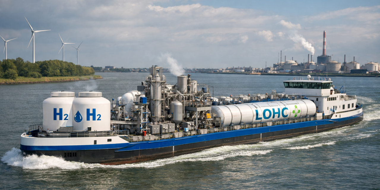 LOHC als brandstof voor de binnenvaart