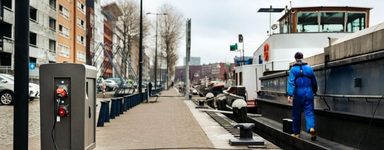 Schone scheepvaart in Amsterdam