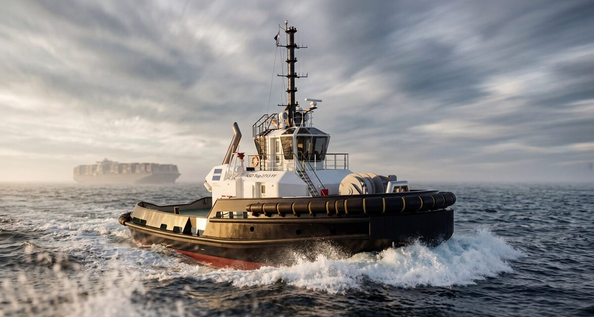 Methanolsleepboot vam Damen goedgekeurd