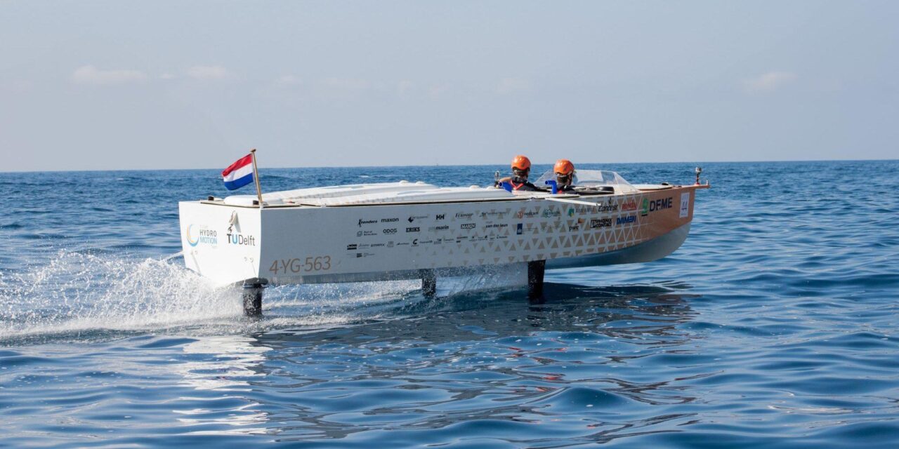 Waterstofboot van TU Delft onthuld