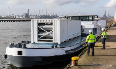 Waterstofcontainers klaar voor testvaart
